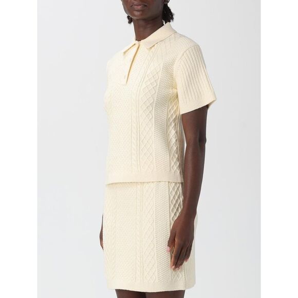 Jw Anderson Polo Shirt Woman Ecru